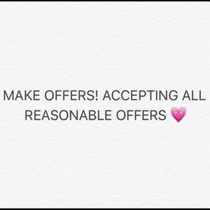 Accepting *reasonable* offers 😊✨